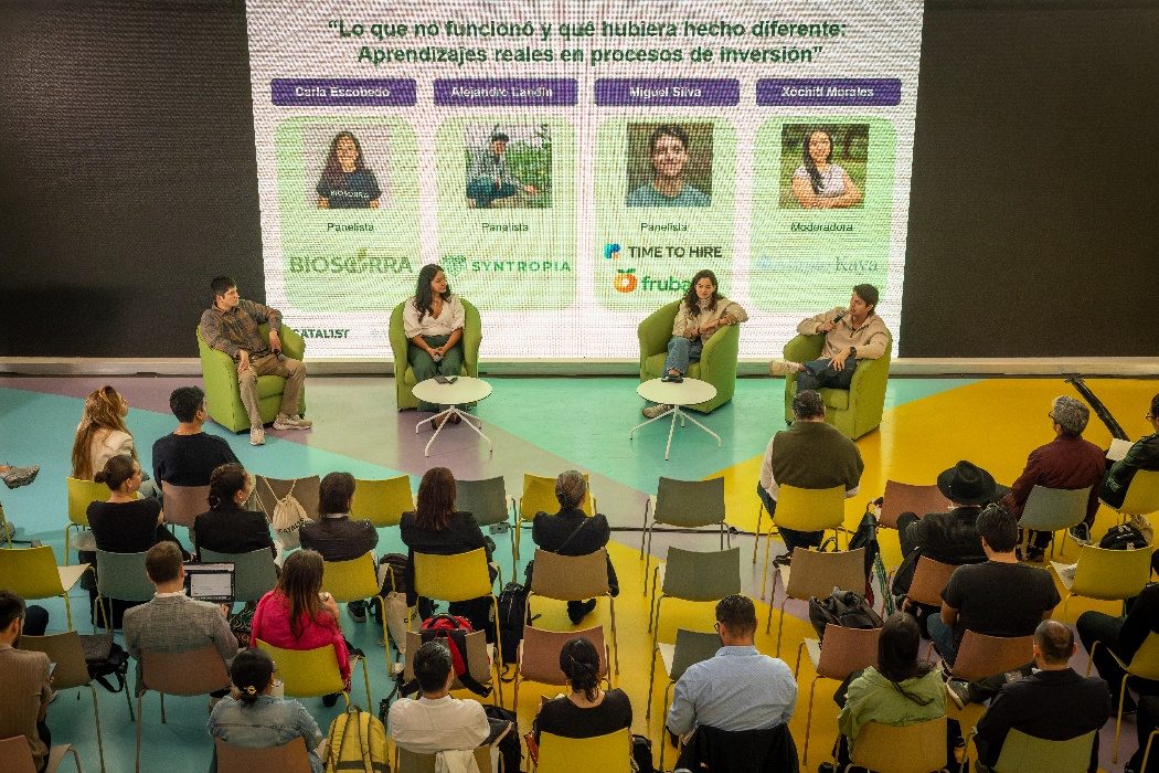 Panel «Aprendizajes reales en procesos de inversión» en una sesión de CATAL1.5°T