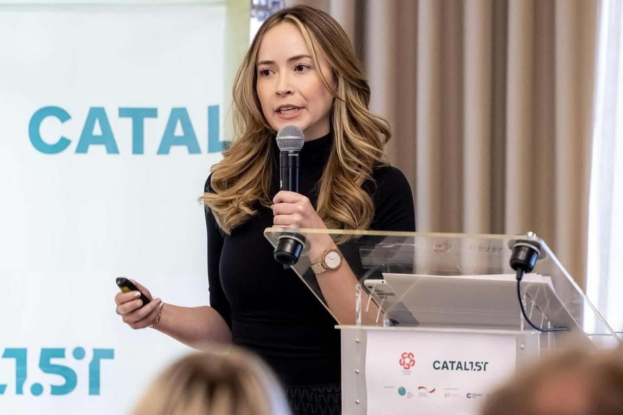Laura Carrión Rivas en el podio de CATAL1.5°T